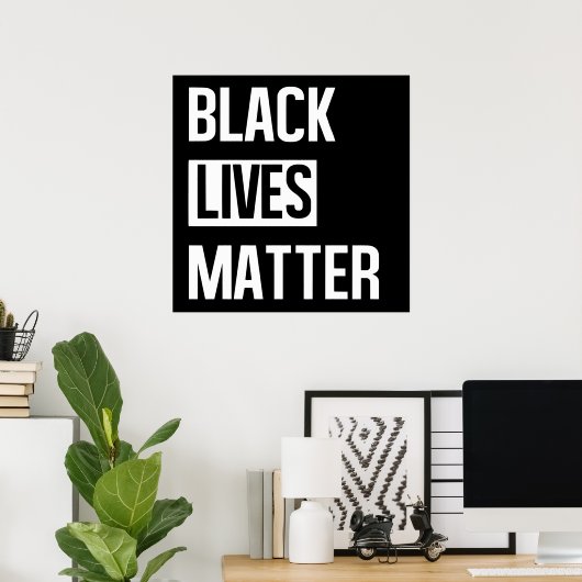 Black Lives Matter Poster (Thuiskantoor)