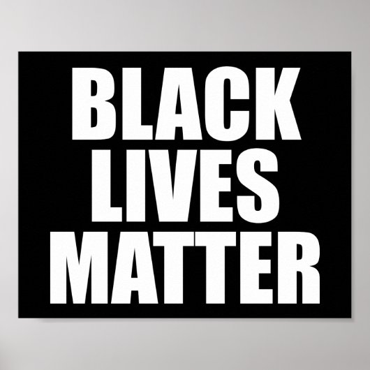Black Lives Matter Poster (Voorkant)
