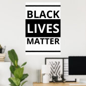 Black Lives Matter Poster (Thuiskantoor)