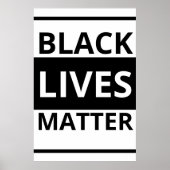 Black Lives Matter Poster (Voorkant)