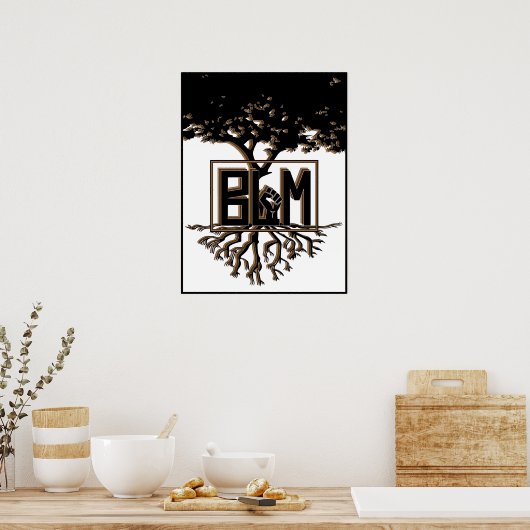 Black Lives Matter Poster (alle gedoneerde process (Keuken)