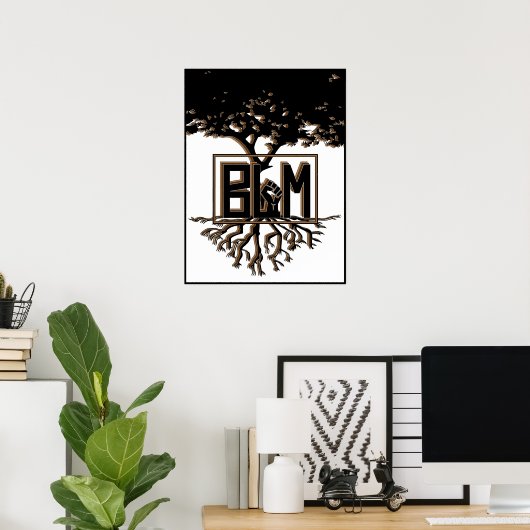 Black Lives Matter Poster (alle gedoneerde process (Thuiskantoor)