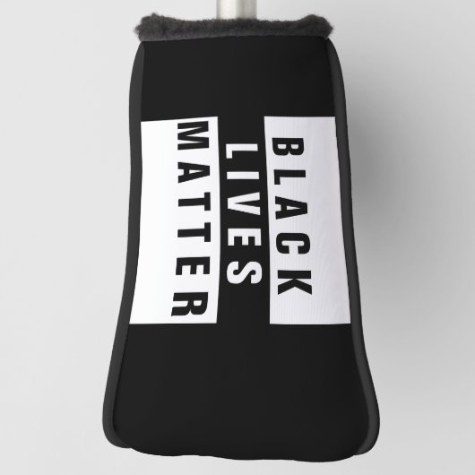 Black Lives Matter Putter Golfhoofdhoes Golfheadcover (Draai 90)