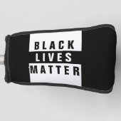 Black Lives Matter Putter Golfhoofdhoes Golfheadcover (Voorkant)