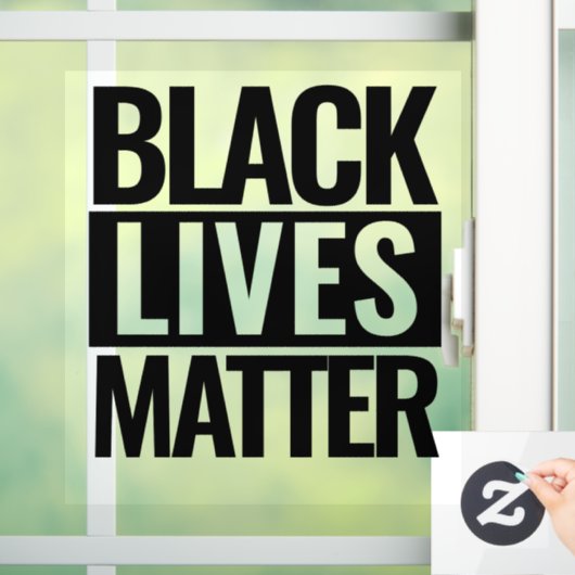 Black Lives Matter Raamsticker (Huis)