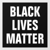Black Lives Matter Raamsticker (Vel)