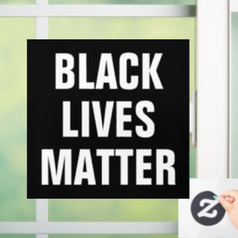 Black Lives Matter Raamsticker