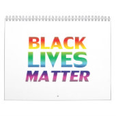 Black Lives Matter regenboog trots moderne typogra Kalender (Hoes)