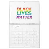 Black Lives Matter regenboog trots moderne typogra Kalender (Jan 2026)
