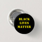Black Lives Matter Ronde Button 3,2 Cm (Voorkant /achterkant)