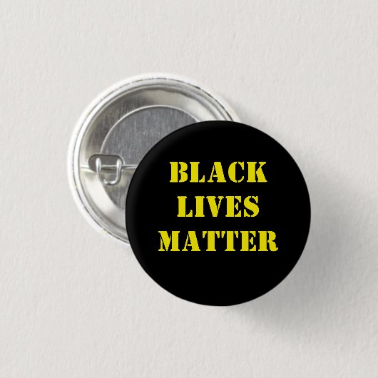 Black Lives Matter Ronde Button 3,2 Cm (Voorkant /achterkant)