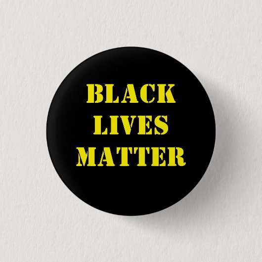 Black Lives Matter Ronde Button 3,2 Cm (Voorkant)