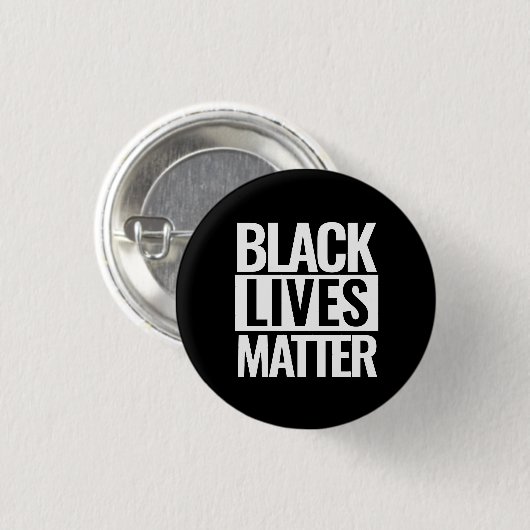 Black Lives Matter Ronde Button 3,2 Cm (Voorkant /achterkant)