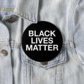 Black Lives Matter Ronde Button 4,0 Cm (In situ)