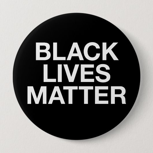 Black Lives Matter Ronde Button 4,0 Cm (Voorkant)