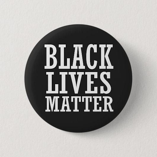Black Lives Matter Ronde Button 5,7 Cm (Voorkant)