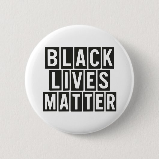 Black Lives Matter Ronde Button 5,7 Cm (Voorkant)