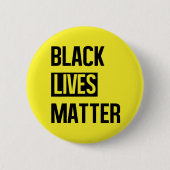 Black Lives Matter Ronde Button 5,7 Cm (Voorkant)