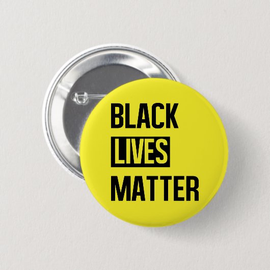 Black Lives Matter Ronde Button 5,7 Cm (Voorkant /achterkant)