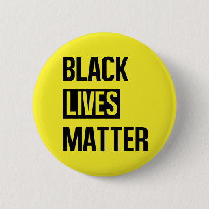 Black Lives Matter Ronde Button 5,7 Cm