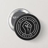Black Lives Matter Ronde Button 5,7 Cm (Voorkant /achterkant)
