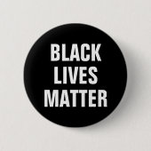 Black Lives Matter Ronde Button 5,7 Cm (Voorkant)