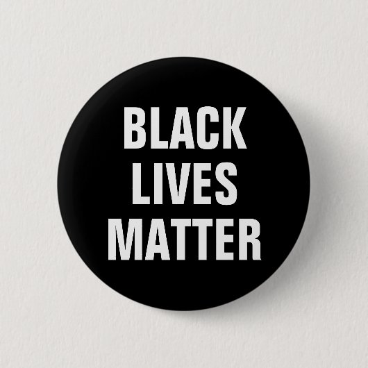 Black Lives Matter Ronde Button 5,7 Cm (Voorkant)