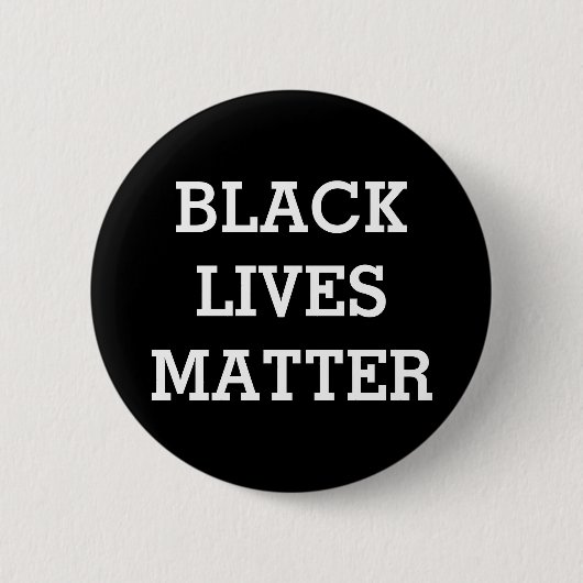 Black Lives Matter Ronde Button 5,7 Cm (Voorkant)
