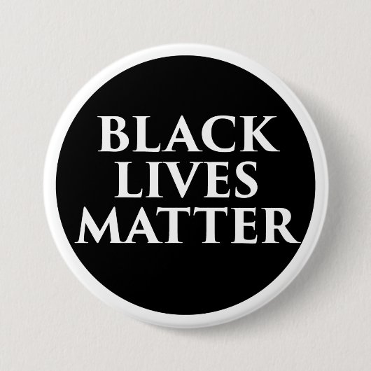 Black Lives Matter Ronde Button 7,6 Cm (Voorkant)