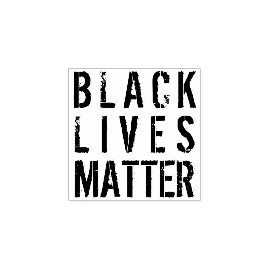 Black Lives Matter Rubber Stamp Rubberstempel (Afrduk)