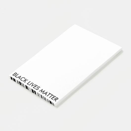Black Lives Matter schrijft Post-it® Notes (Schuin)