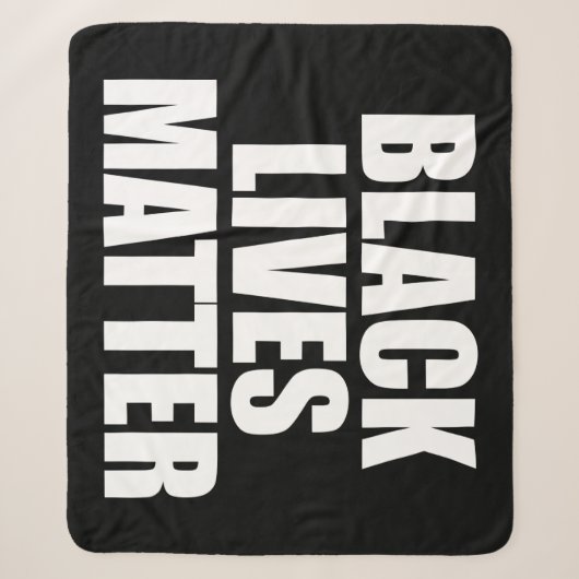 Black Lives Matter Sherpa Deken (Voorkant)