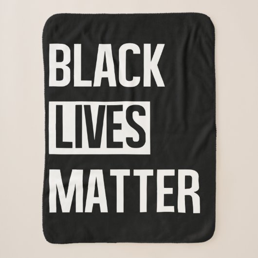 Black Lives Matter Sherpa Deken (Voorkant)