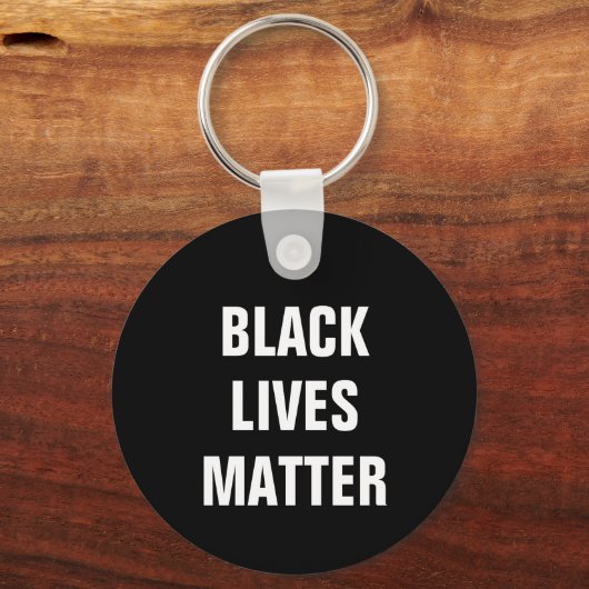 Black Lives Matter Sleutelhanger (Achterkant)
