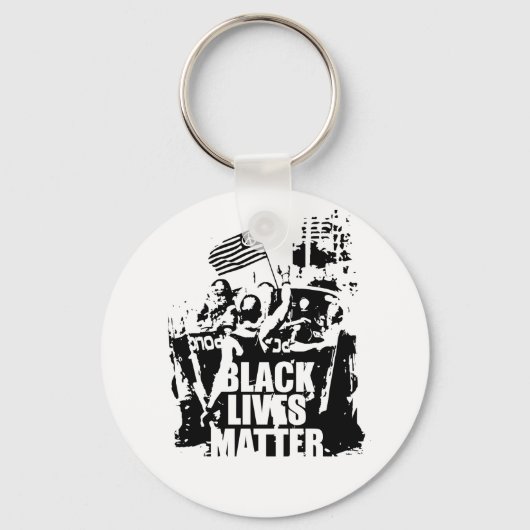 Black Lives Matter Sleutelhanger (Voorkant)
