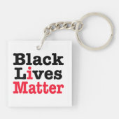 Black Lives Matter Sleutelhanger (Achterkant)