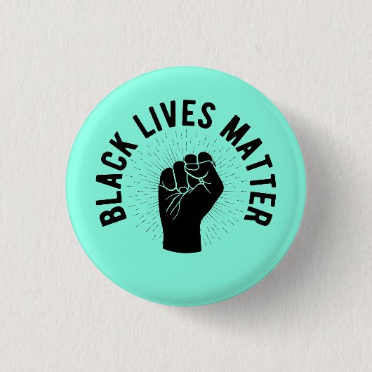 Black Lives Matter Solidarity Button (Voorkant)