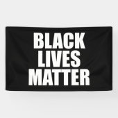 Black Lives Matter Spandoek (Horizontaal)