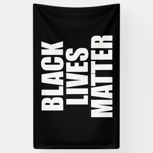 Black Lives Matter Spandoek (Verticaal)