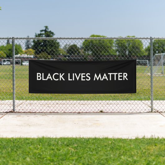 Black Lives Matter Spandoek (Insitu)