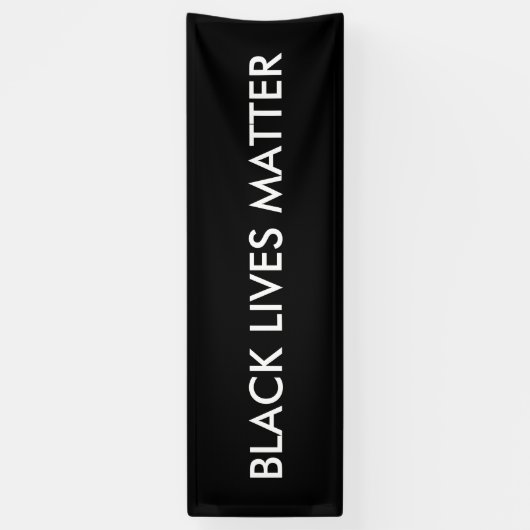 Black Lives Matter Spandoek (Verticaal)
