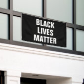 Black Lives Matter Spandoek (Buitenkant Gebouw)