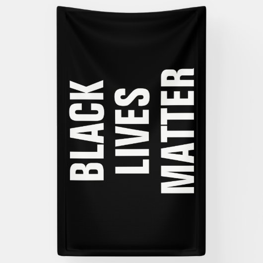 Black Lives Matter Spandoek (Verticaal)