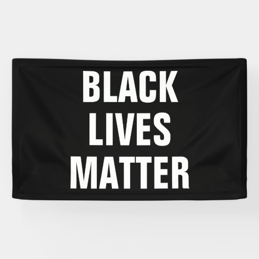 Black Lives Matter Spandoek (Horizontaal)