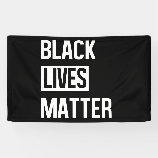 Black Lives Matter Spandoek (Horizontaal)
