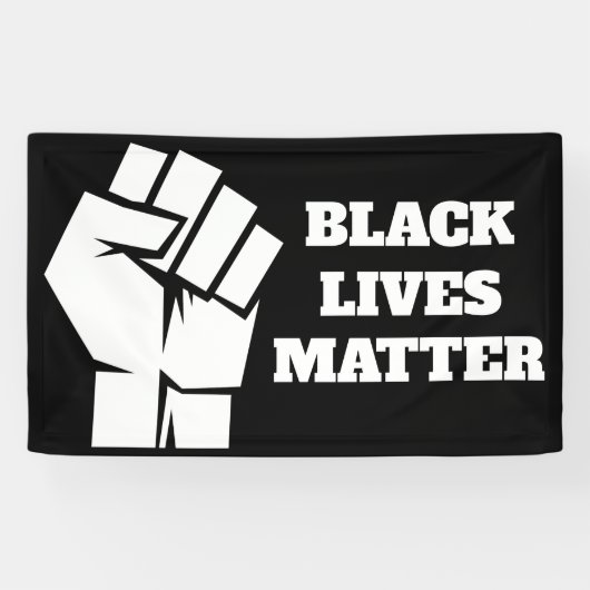 Black Lives Matter Spandoek (Horizontaal)
