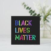 Black Lives Matter Stencil 01 Editable Color (Staand voorkant)