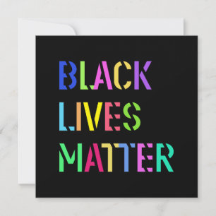 Black Lives Matter Stencil 01 Editable Color