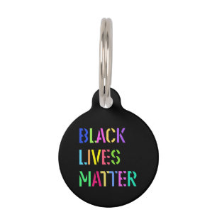 Black Lives Matter Stencil 01 Editable Huisdierpenning