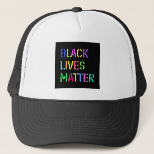 Black Lives Matter Stencil 01 stijgt samen Trucker Pet